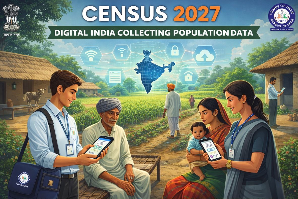 Digital Census 2027 India (image credit:AI)