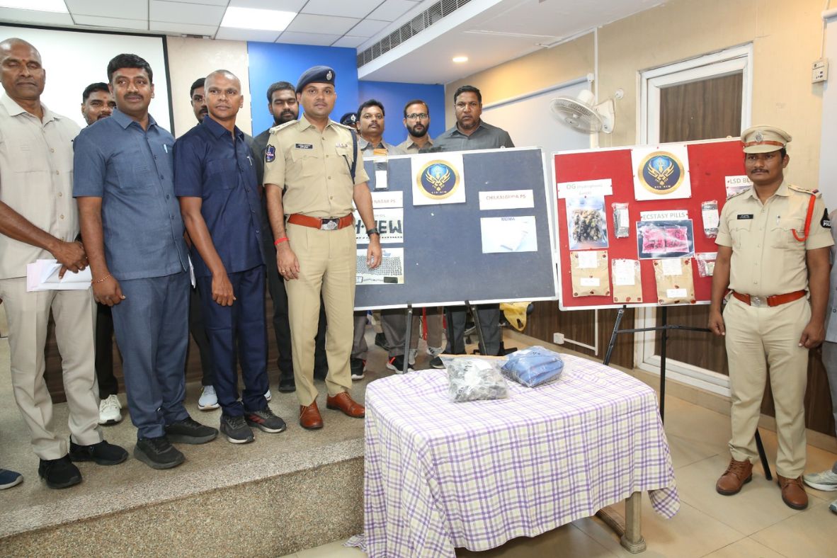 Hyderabad drug racket HNEW seizures MDMA LSD