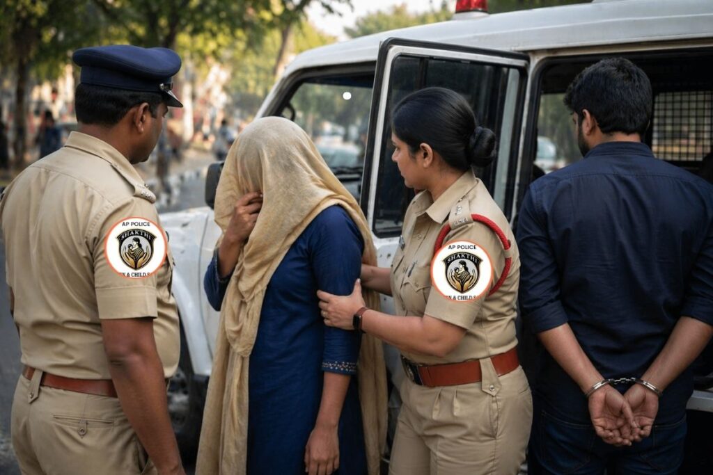 Shakti app alert police rescue Vijayawada woman (image credit:AI)