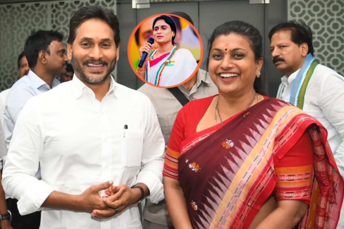 YSR legacy debate Sharmila Roja tweets AP politics clash